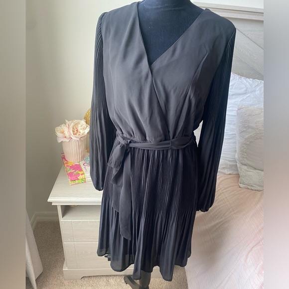 Nicole Miller black dress size large - Picture 1 of 11